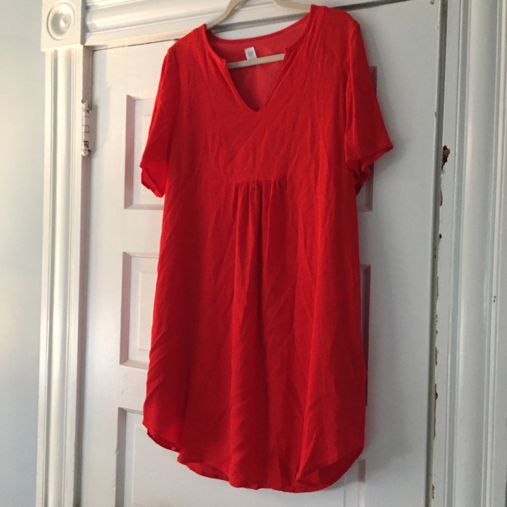 Red Maternity Dress